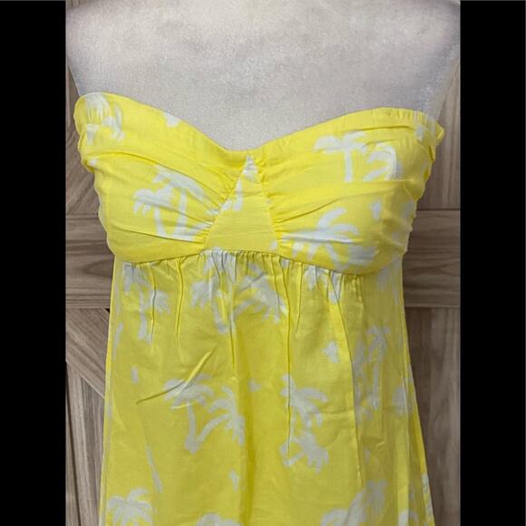 Princess Tam Tam extra small yellow and white mini dress - Picture 2 of 5